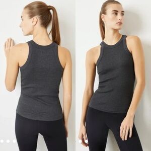 WSLY Rivington Tank in Charcoal Heather Size Medium